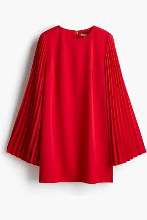 H&M Pleat-sleeved dress