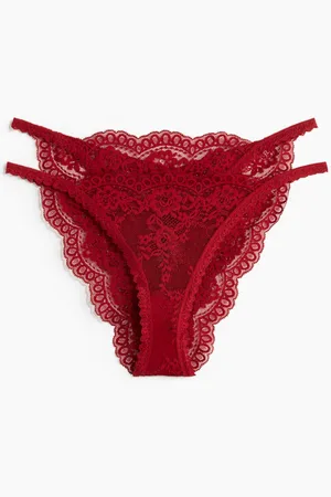 H&M 2-pack lace tanga briefs