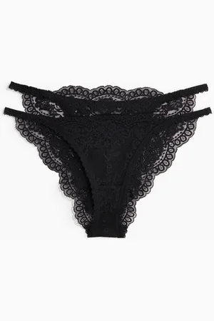 H&M 2-pack lace tanga briefs
