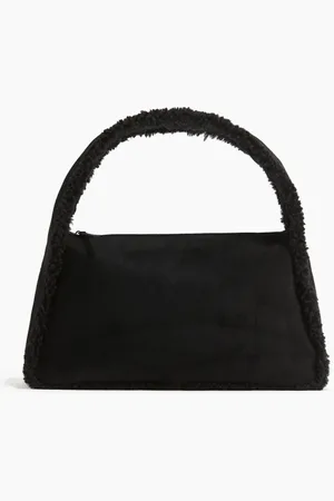 H&M Teddy-trimmed shoulder bag