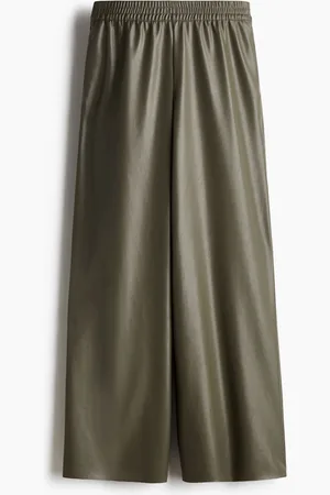H&M Wide coated joggers