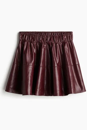 H&M Flared coated skirt