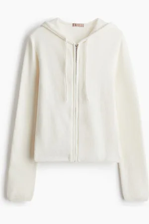 H&M Zip-through chenille hoodie