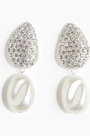 H&M Pendant rhinestone earrings