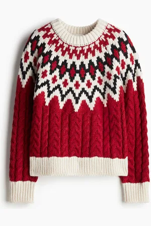 H&M Mixed-knit jumper