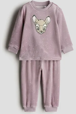 H&M Patterned velour pyjamas