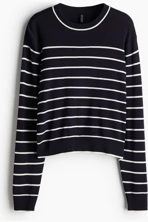 H&M Short fine-knit jumper
