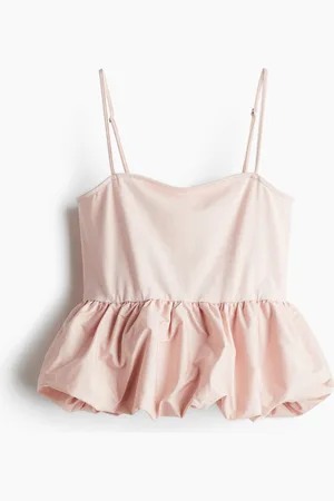H&M Bubble-hem strappy top