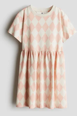 H&M Patterned cotton jersey dress