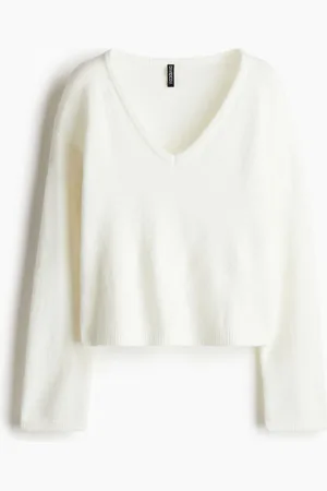 H&M Fine-knit V-neck jumper