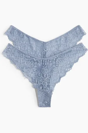 H&M 2-pack lace Brazilian briefs