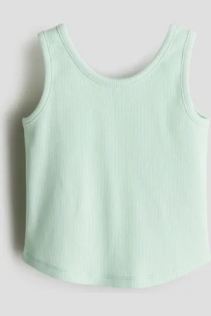 H&M Ribbed jersey vest top