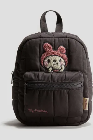H&M Padded appliqué-detail backpack