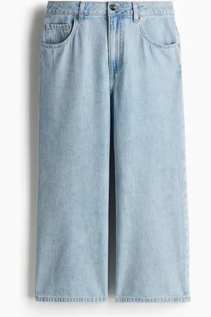 H&M Wide High Cropped Jeans