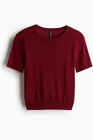 H&M Fine-knit T-shirt