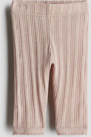 H&M Pointelle cotton jersey leggings