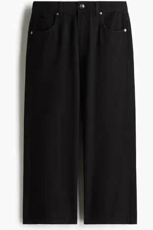 H&M Wide High Cropped Jeans