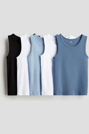 H&M 5-pack cotton vest tops