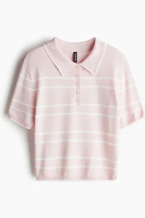 H&M Fine-knit polo shirt