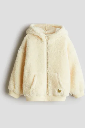 H&M Fluffy zip-through hoodie