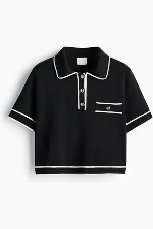 H&M Collared knitted top