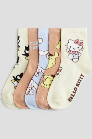 H&M 5-pack motif-detail socks