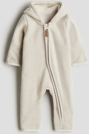 H&M Hooded fleece all-in-one suit