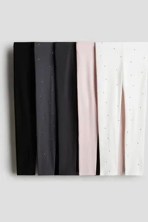 H&M 5-pack jersey leggings