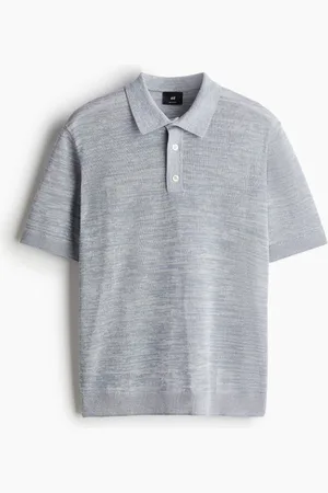 H&M Regular Fit Fine-knit polo shirt