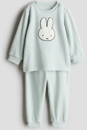 H&M Patterned velour pyjamas