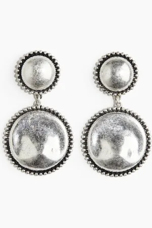 H&M Metal-disc pendant earrings