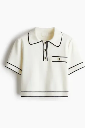 H&M Collared knitted top