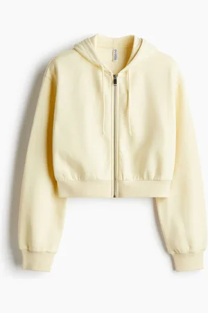 H&M Cropped zip-through hoodie