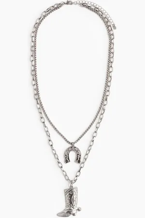 H&M Two-strand pendant necklace