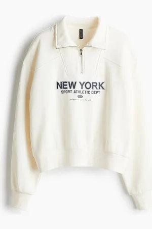 H&M Motif-detail zip-top sweatshirt