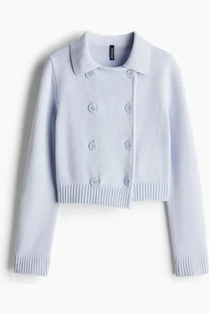 H&M Fine-knit double-breasted cardigan