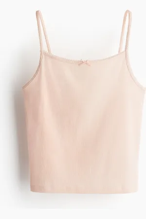 H&M Picot-trimmed strappy top