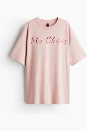 H&M Oversized motif-detail T-shirt