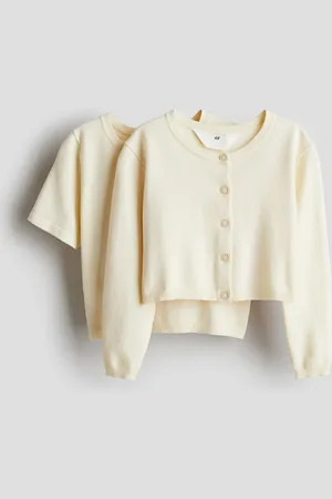 H&M 2-piece top and cardigan set