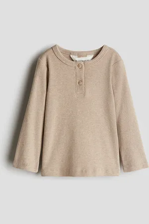 H&M Ribbed cotton Henley top