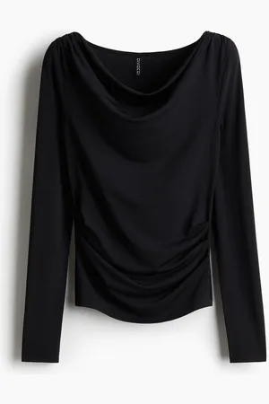 H&M Draped jersey top