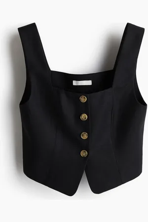 H&M Linen-blend waistcoat