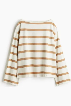 H&M Boat-neck cotton top