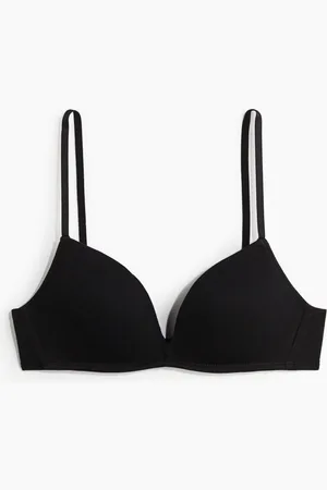 H&M Non-wired cotton push-up bra