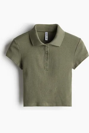 H&M Ribbed polo shirt