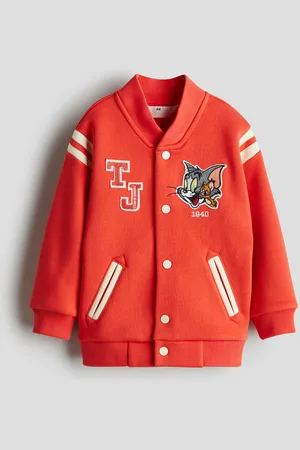 H&M Appliquéd baseball jacket