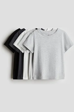 H&M 5-pack cotton T-shirts