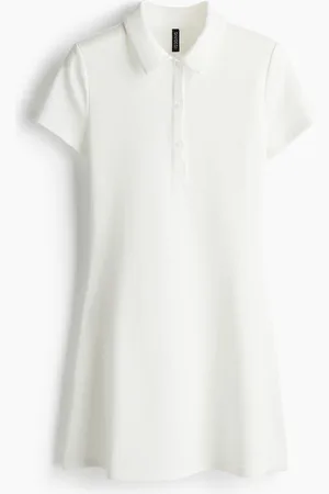 H&M Flared-skirt polo dress