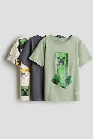 H&M 3-pack printed T-shirts