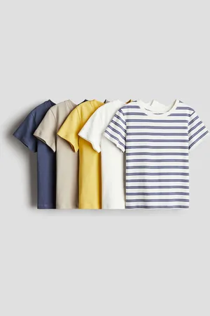 H&M 5-pack cotton T-shirts